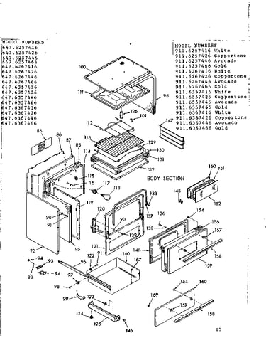 Body section