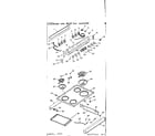 Kenmore 9116377446 backguard and main top section diagram