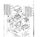 Kenmore 6476377466 body section diagram