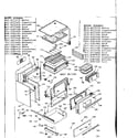 Kenmore 6476287466 body section diagram