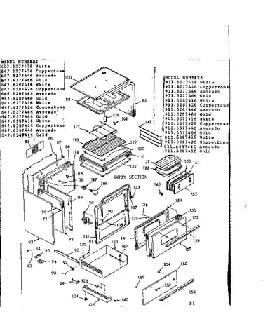 Body section