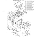 Kenmore 9116317412 body section diagram