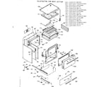 Kenmore 9116317422 body section diagram