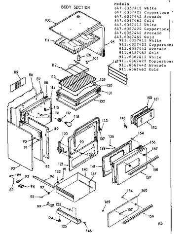 Body section