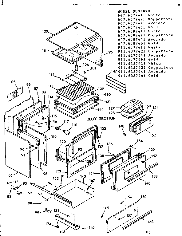 Body section