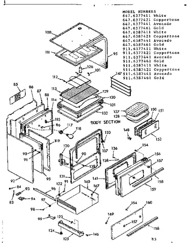 Body section