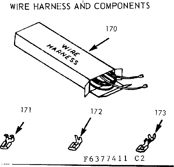 WIRE HARNESS AND COMPONENTS