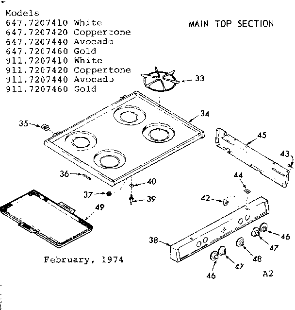 Main top section