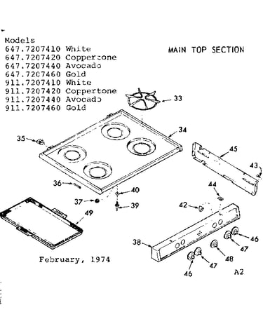 Main top section