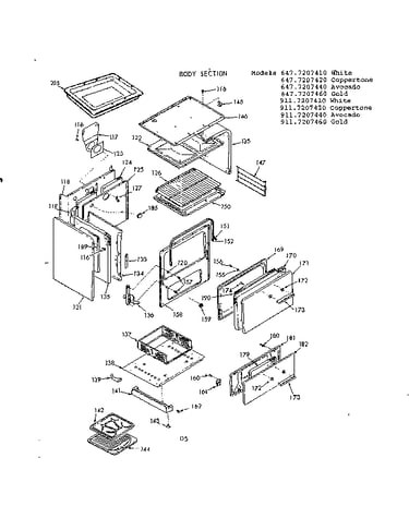 Body section