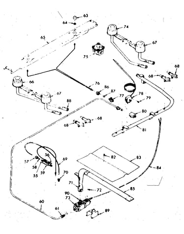 Burner section