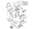 Kenmore 9117227460 body section diagram