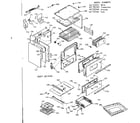 Kenmore 6477227441 body section diagram