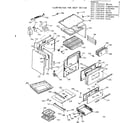 Kenmore 9117247420 body section diagram