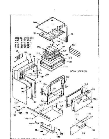 Body section