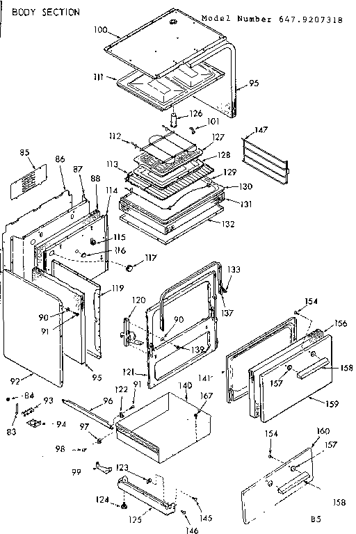 Body section