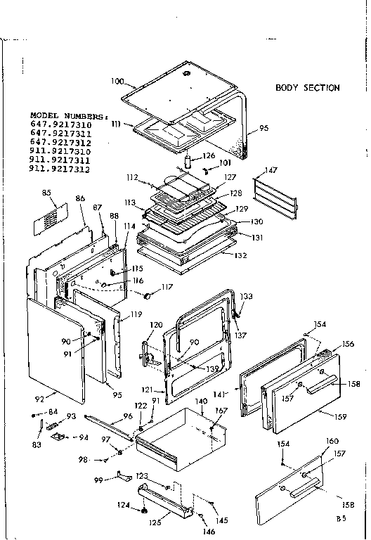 Body section