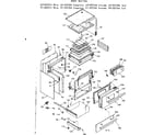 Kenmore 9119237344 body section diagram