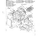 Kenmore 9119257410 body section diagram