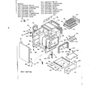 Kenmore 9119277460 body section diagram