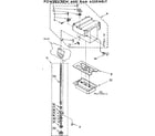 Kenmore 665427303-1 powerscrew and ram assembly diagram