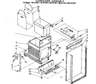 Kenmore 665427303-5 container assembly diagram