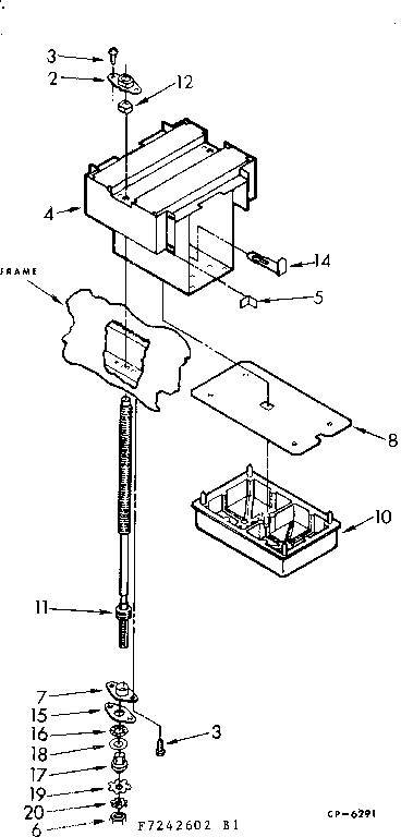 POWER SCREW & RAM ASSEMBLY