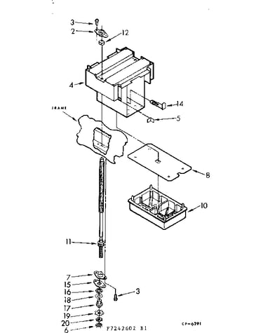 Power screw & ram assembly