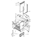 Kenmore 6657242602 container assembly diagram