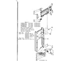 Kenmore 6657242602 panel & control assembly diagram
