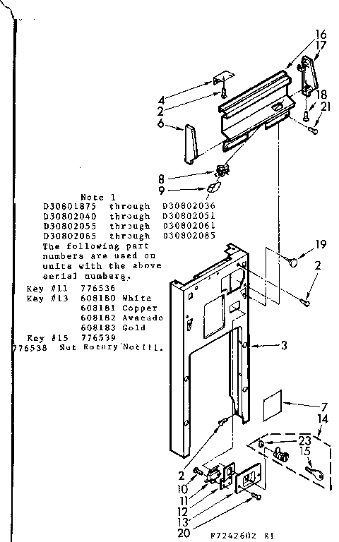 Panel & control assembly