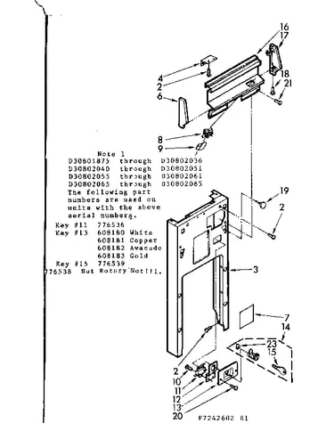 Panel & control assembly
