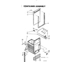 Kenmore 6657242706 container assembly diagram