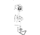 Kenmore 6657242706 motor and drive assembly diagram