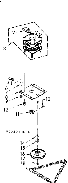 Motor and drive assembly