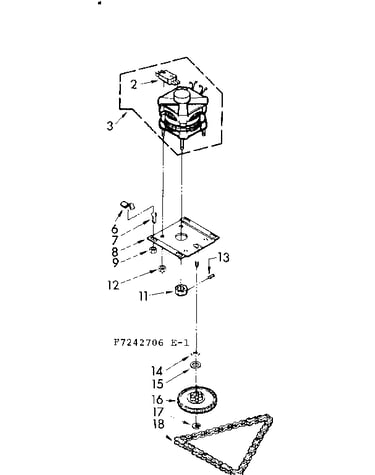 Motor and drive assembly