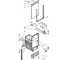 Kenmore 6657242707 container assembly diagram