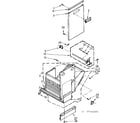 Kenmore 6657342200 container assembly diagram