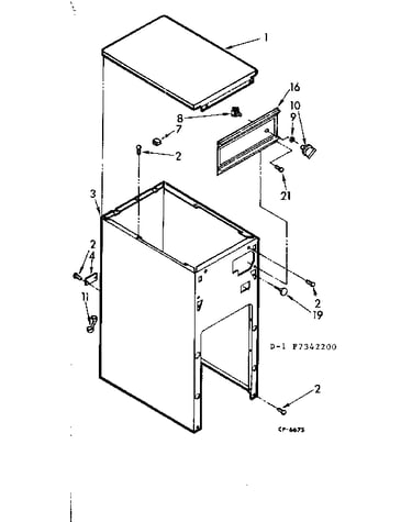 Cabinet & control asm