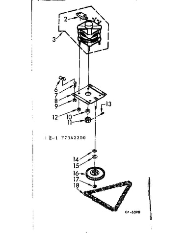 Motor and drive assembly
