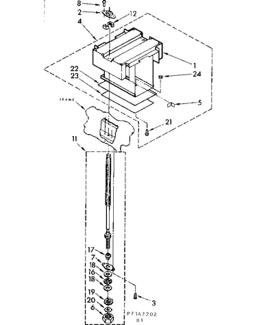 Power screw and ram assembly
