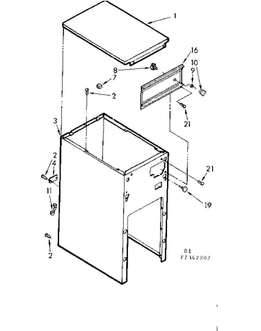 Cabinet and control assembly