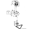 Kenmore 6657342203 motor and drive assembly diagram
