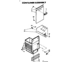 Kenmore 6657342204 container assembly diagram