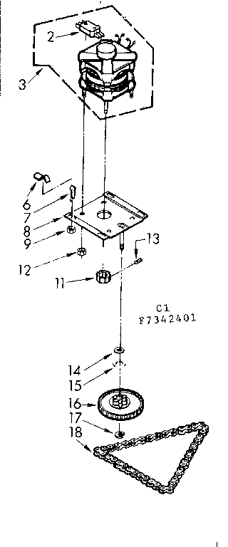 MOTOR & DRIVE ASSEMBLY