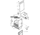 Kenmore 6657342401 container assembly diagram