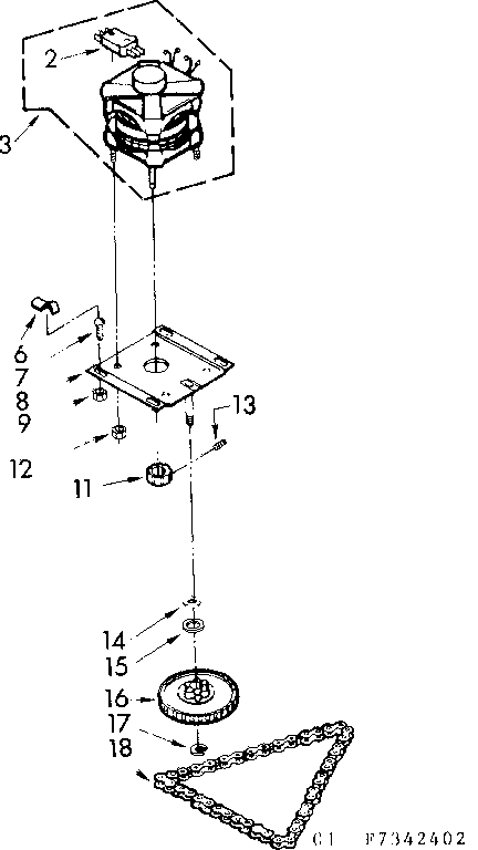 Motor & drive assembly