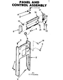 Panel and control assembly