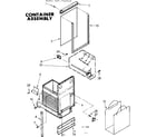 Kenmore 6657342610 container assembly diagram