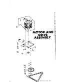 Motor and drive asm